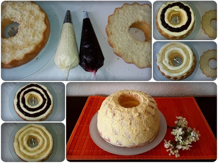 Rezept: Frankfurter-Kranz mit Deutscher Buttercreme Bild Nr. 3836 Frankfurter-Kranz mit Deutscher Buttercreme - Rezept - Bild Nr. 3836