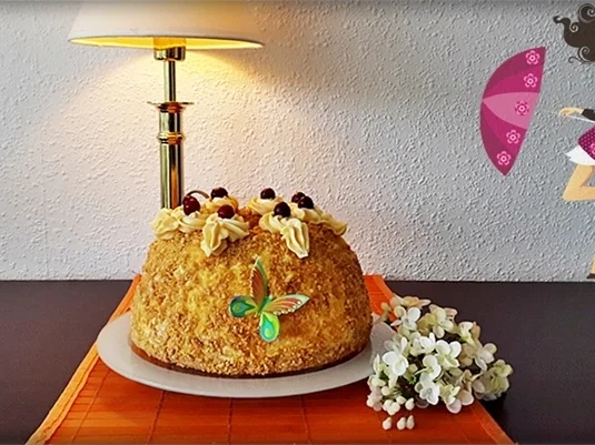 Rezept: Frankfurter-Kranz mit Deutscher Buttercreme Bild Nr. 3852 Frankfurter-Kranz mit Deutscher Buttercreme - Rezept - Bild Nr. 3852