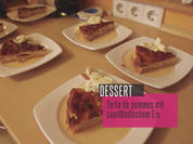 Tarte de Pommes mit Amaretto und Vanille-Eis - Rezept - Bild Nr. 3863