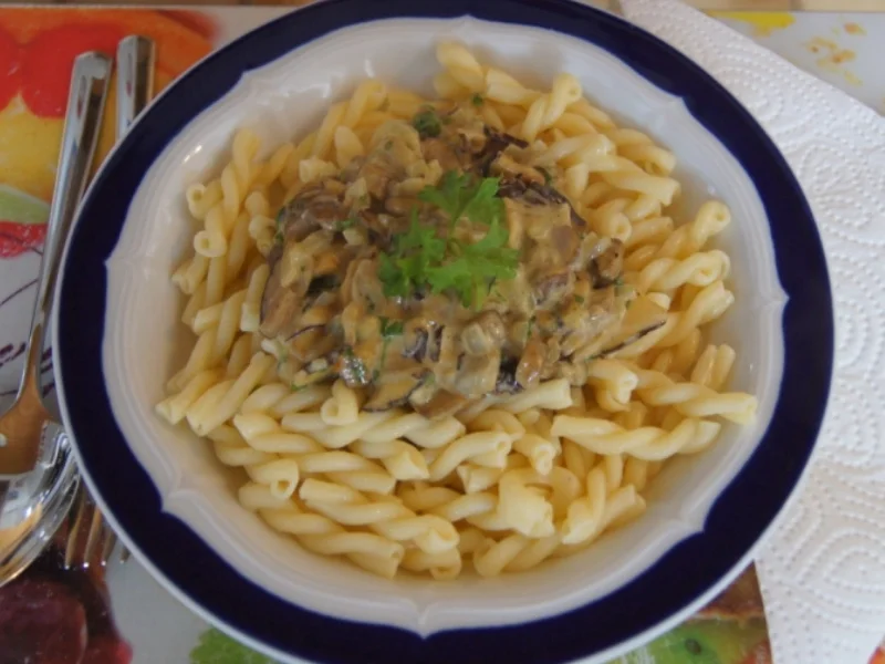 Waldpilzpasta - Rezept - Bild Nr. 3835