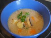 Rezept: Kartoffelsuppe mit frischen Waldpilzen Bild Nr. 3831 Kartoffelsuppe mit frischen Waldpilzen - Rezept - Bild Nr. 3831