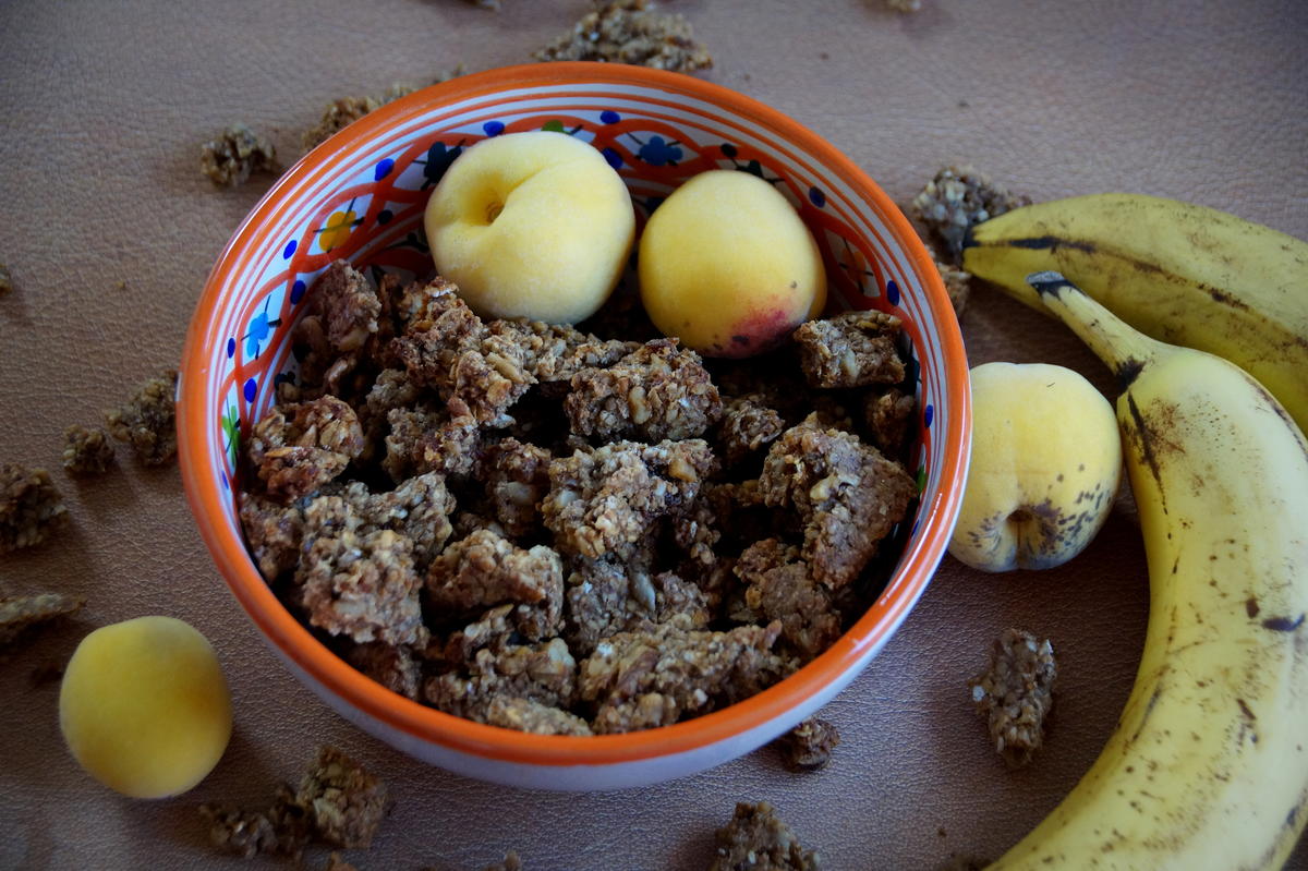 Frühstück - Bananen-Aprikosen-Granola - Knuspermüsli - Rezept - Bild Nr. 3939