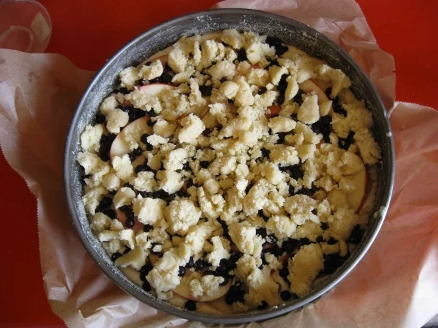 Apfel Heidelbeeren Streuselkuchen - Rezept - Bild Nr. 3859