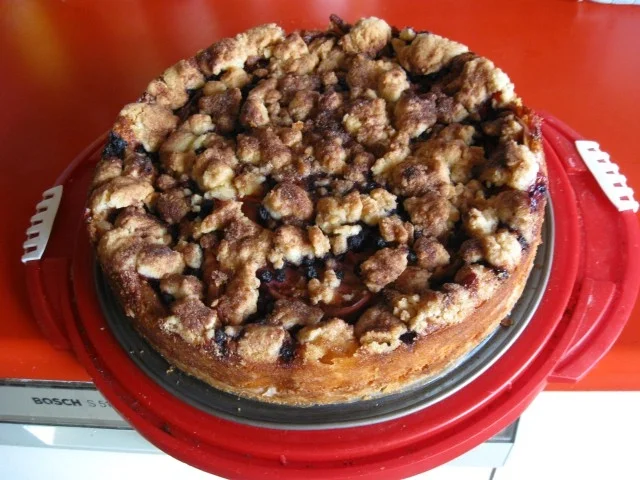 Apfel Heidelbeeren Streuselkuchen - Rezept - Bild Nr. 3861