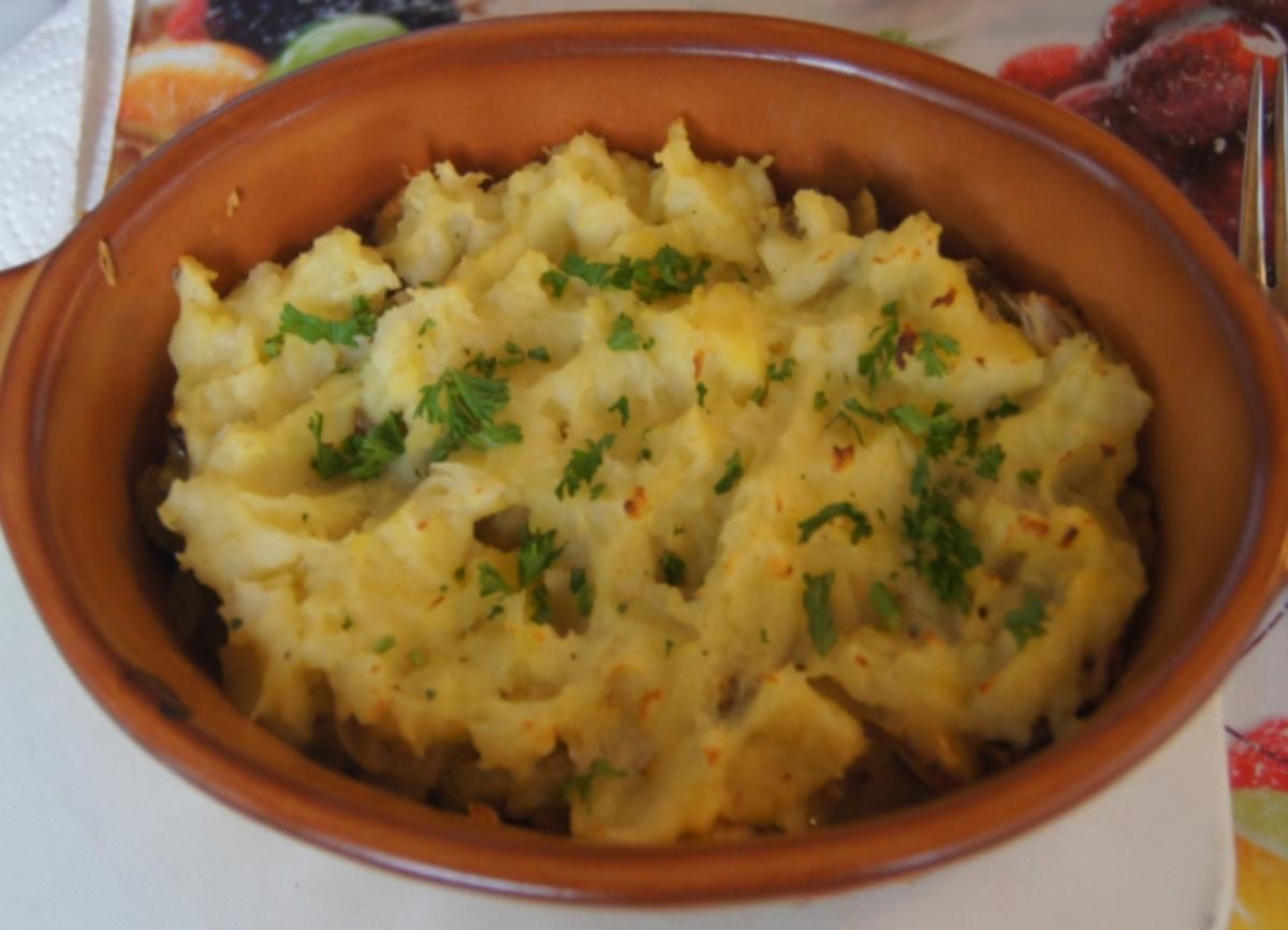 Hähnchenbrustfilet-Pie mit frischen gemischten Waldpilzen - Rezept - Bild Nr. 3870