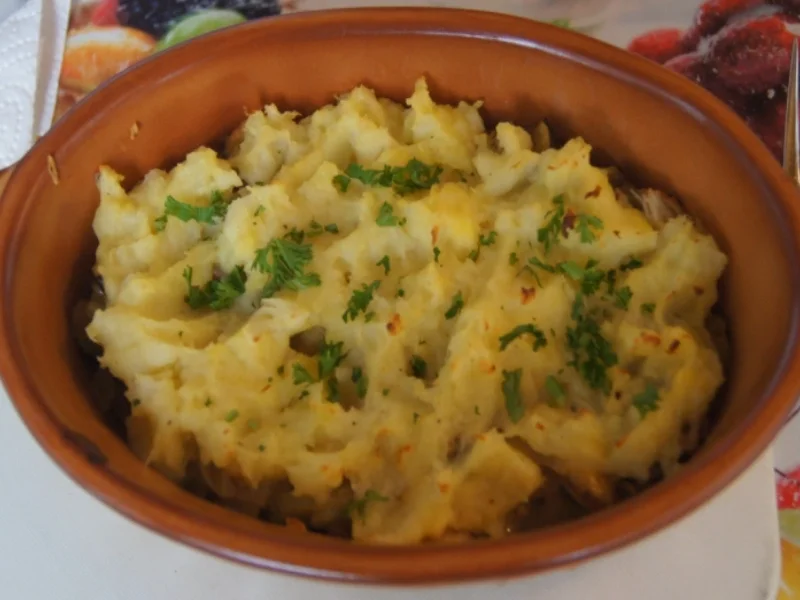 Hähnchenbrustfilet-Pie mit frischen gemischten Waldpilzen - Rezept - Bild Nr. 3870