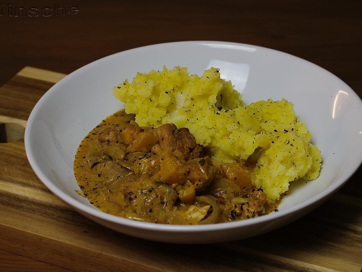 Kürbis-Rahmgulasch - Rezept mit Bild - kochbar.de