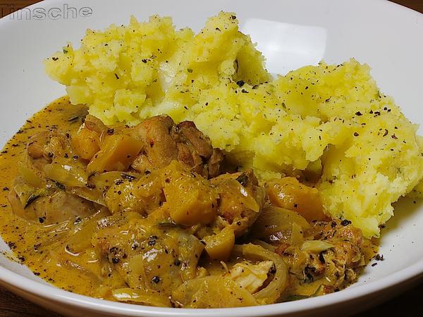 Kürbis-Rahmgulasch - Rezept mit Bild - kochbar.de