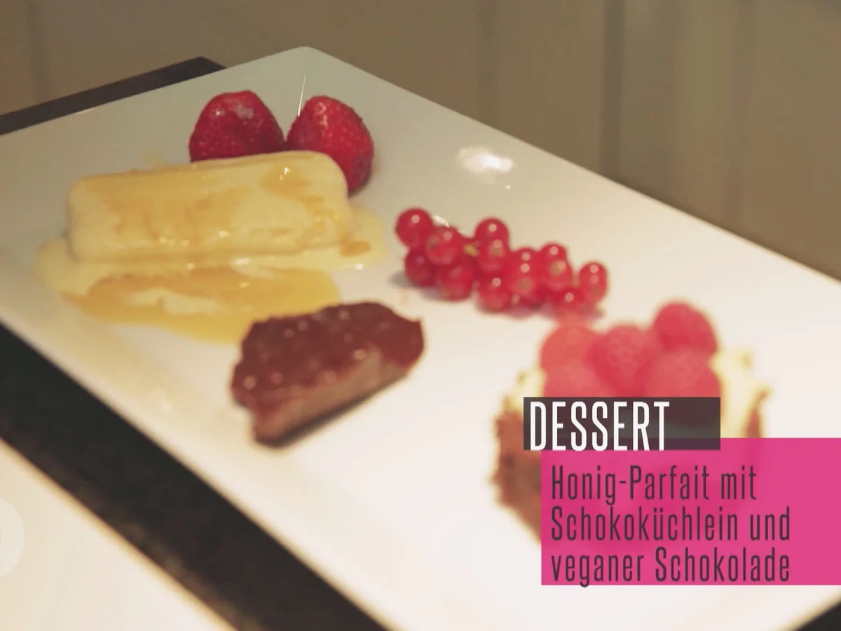 Honigparfait / selbstgemachte vegane Schokolade - Rezept - Bild Nr. 2
