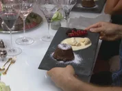 Moelleux au chocolat & weißes Kaffeeeis - Rezept - Bild Nr. 2