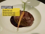 Rinderfilet auf Rotweinspiegel mit Rosmarinkartoffeln - Rezept - Bild Nr. 2