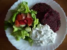 Rote Bete-Kartoffel Puffer mit einem frischen Quark-Dill-Dip - Rezept - Bild Nr. 3870
