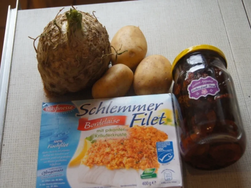 Rezept: Schlemmer Filet Bordelaise mit Sellerie-Kartoffel-Stampf Bild Nr. 3870 Schlemmer Filet Bordelaise mit Sellerie-Kartoffel-Stampf - Rezept - Bild Nr. 3870