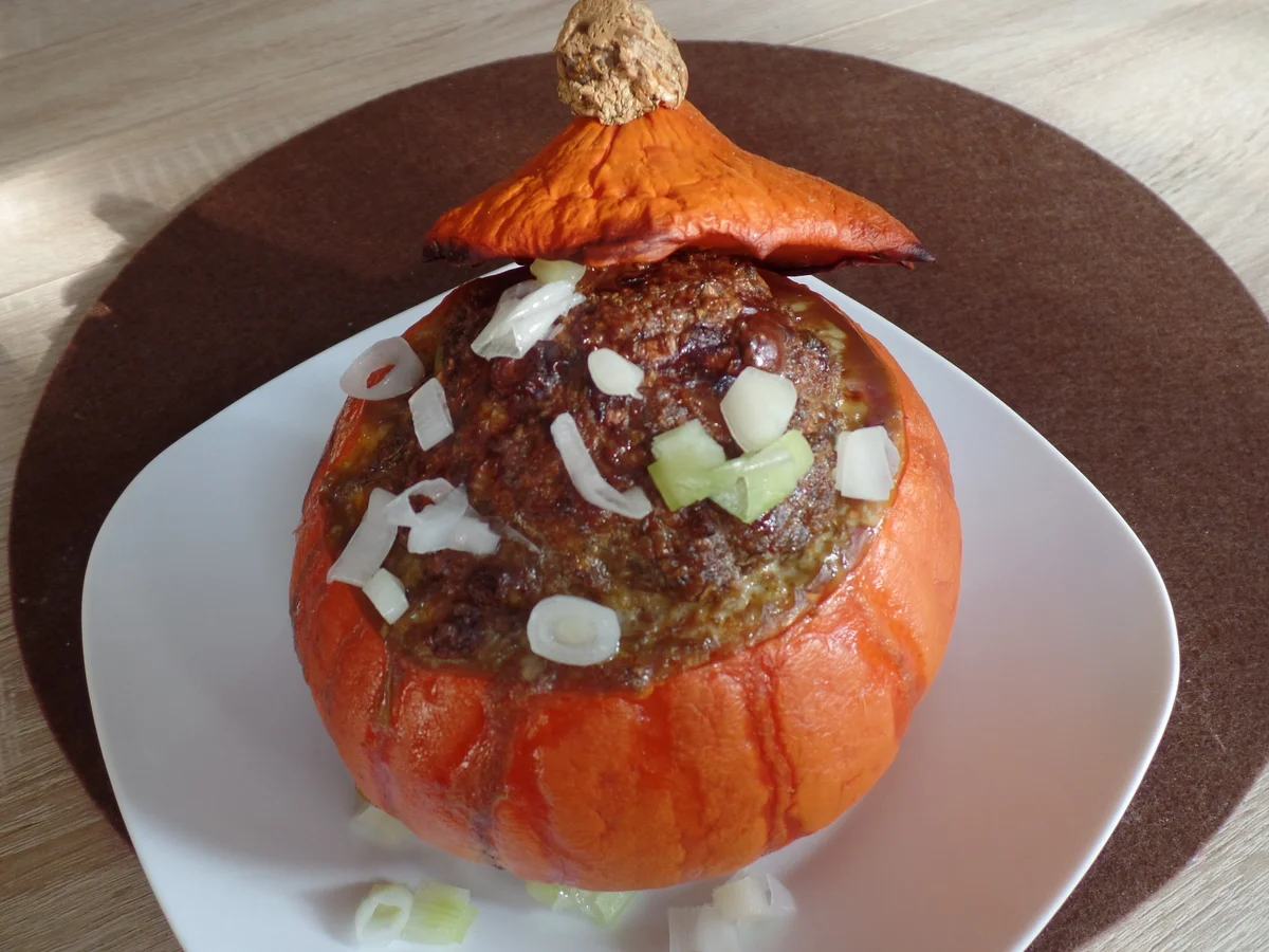 Gefüllter Kürbis - Rezept - Bild Nr. 3872