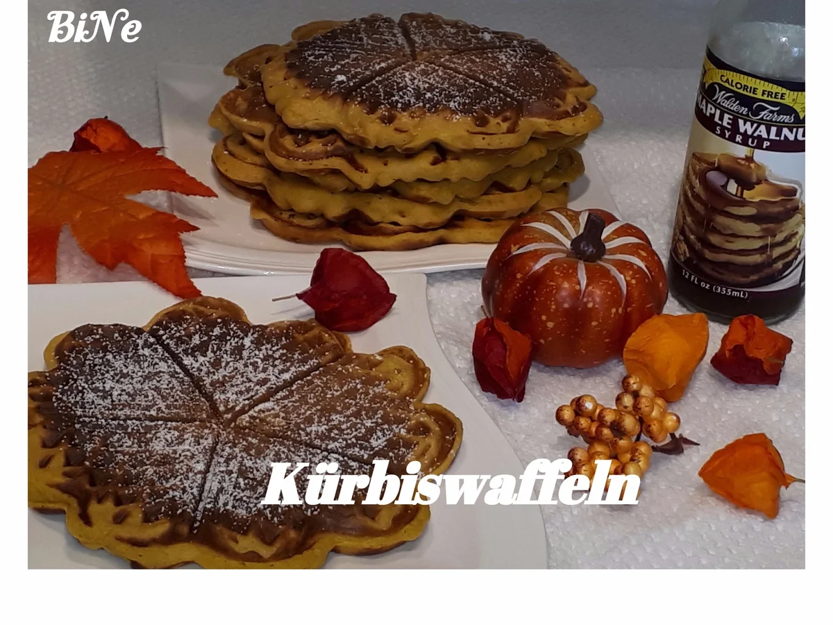 BiNe` S KÜRBISWAFFELN - Rezept - Bild Nr. 3914