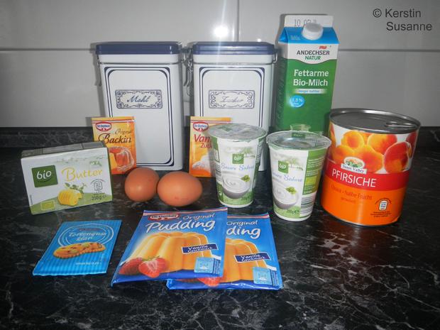 Pfirsich-Creme-Kuchen - Rezept mit Bild - kochbar.de