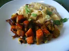 Kürbisgemüse mit Bandnudeln - Rezept - Bild Nr. 3877