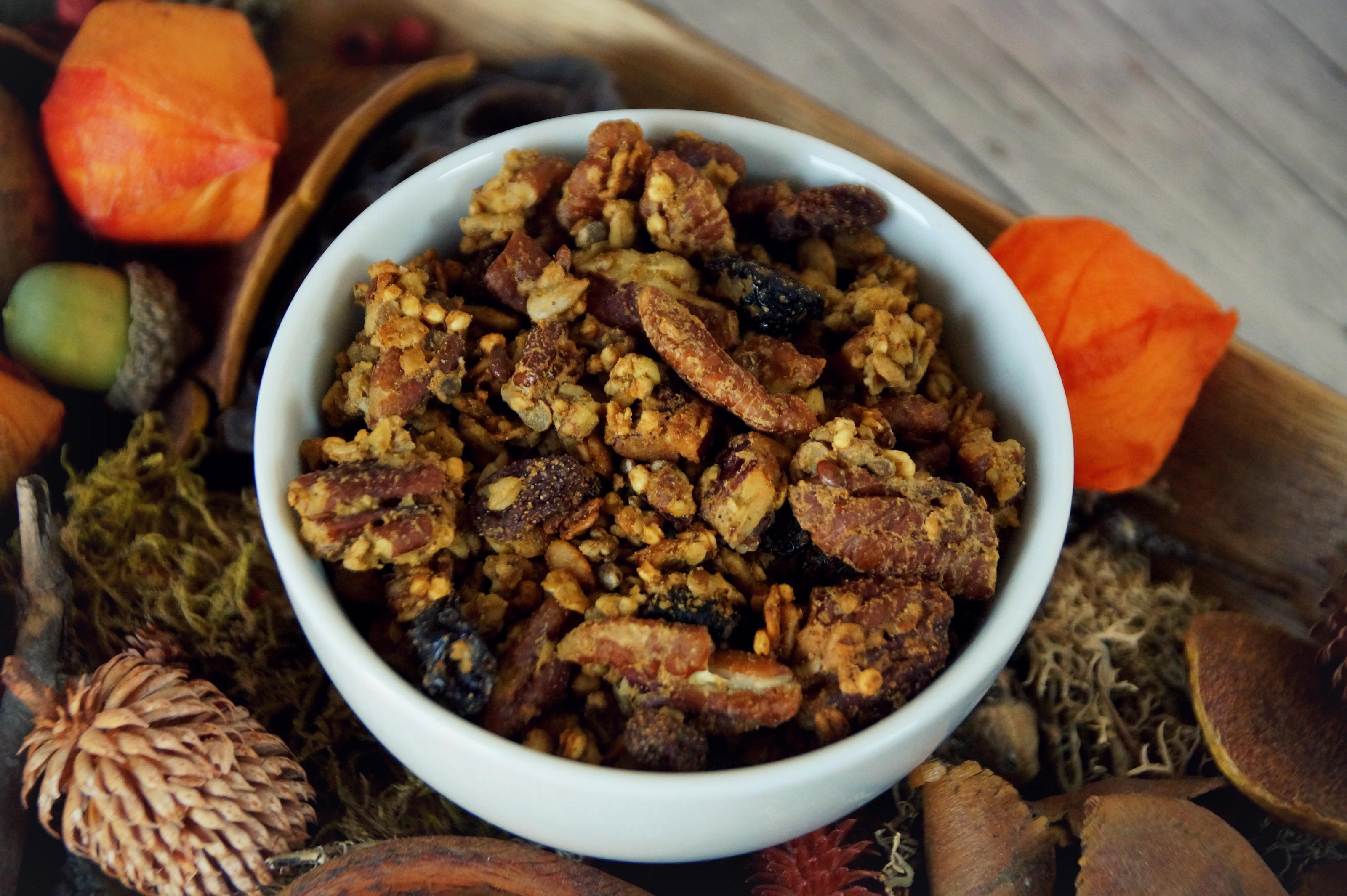 Bilder für Herbstliches Kürbis-Granola zum Frühstück - Rezept