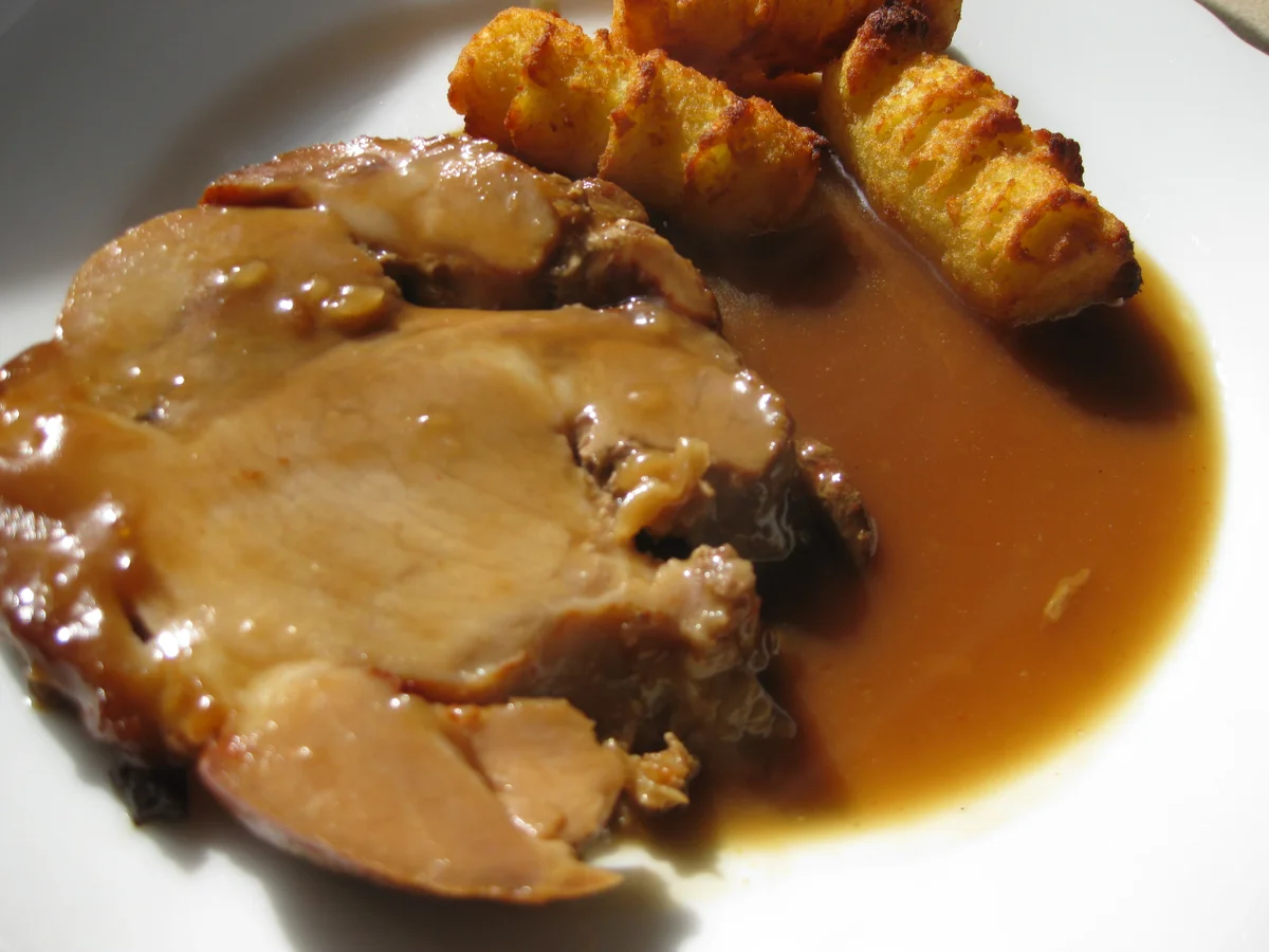 Spießbraten Eifeler Art aus dem Bräter - Rezept - Bild Nr. 3909