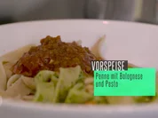 Vollkorn-Penne mit Pesto & Bolognese - Rezept - Bild Nr. 2