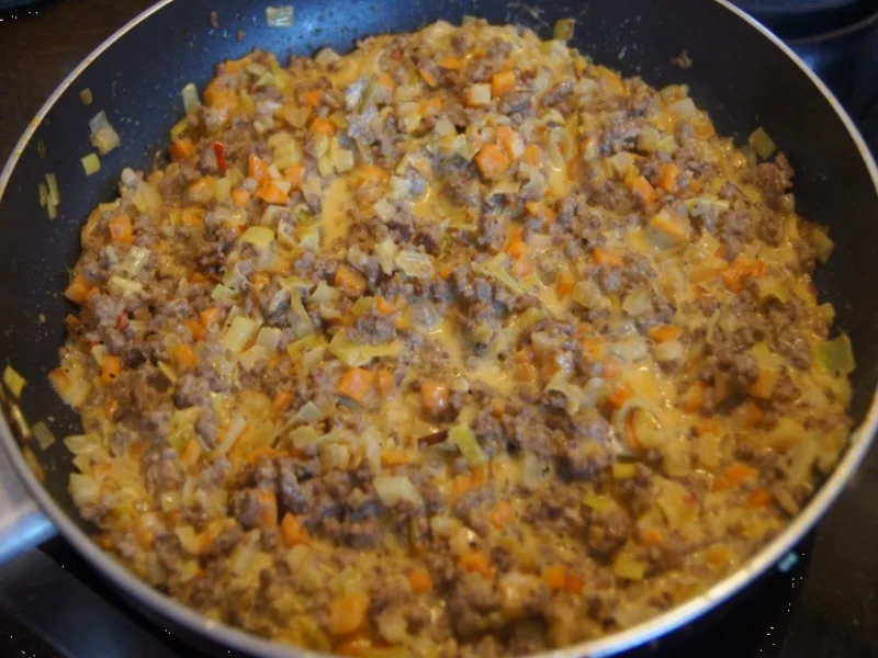 Flickerklops mit Pellkartoffeln - Rezept - Bild Nr. 3921