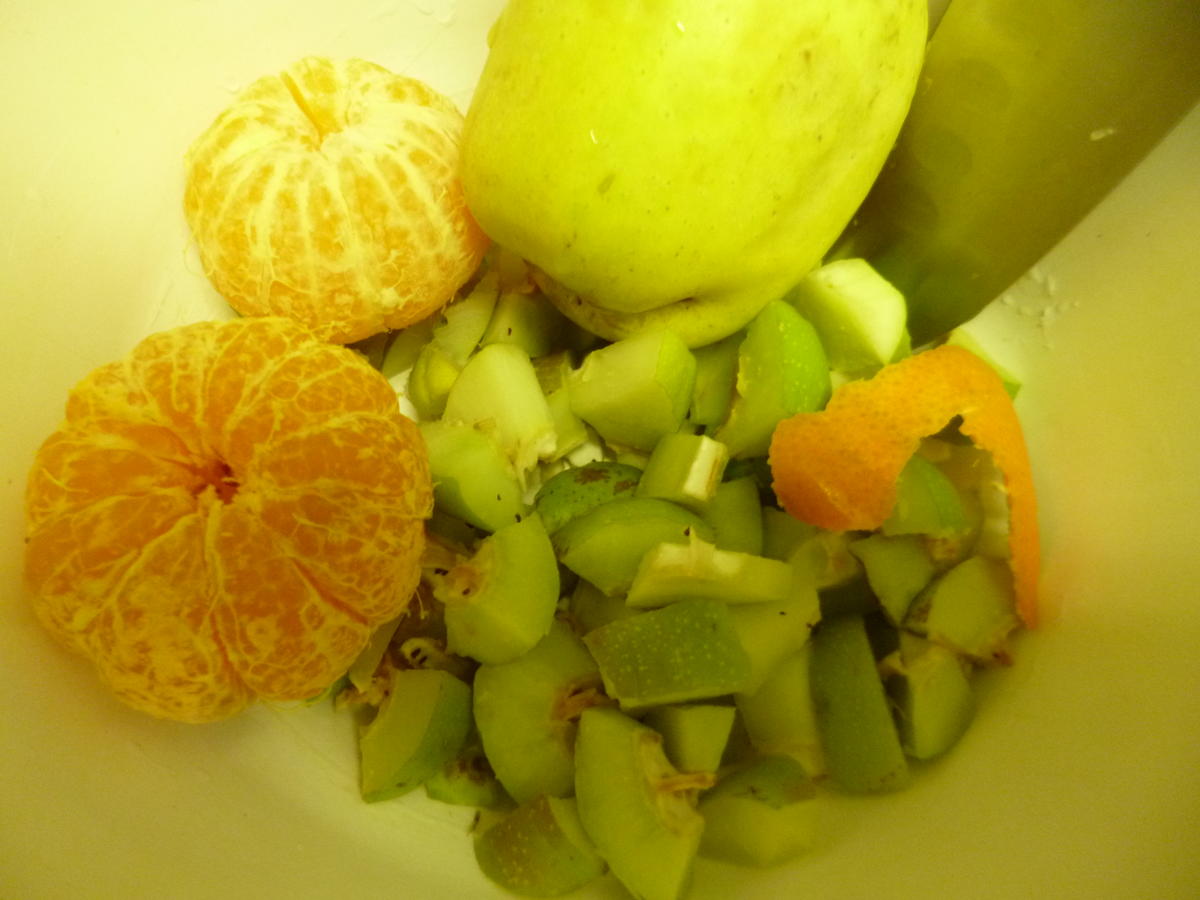 Quittenmus mit Apfel und Mandarine - Rezept - Bild Nr. 3918