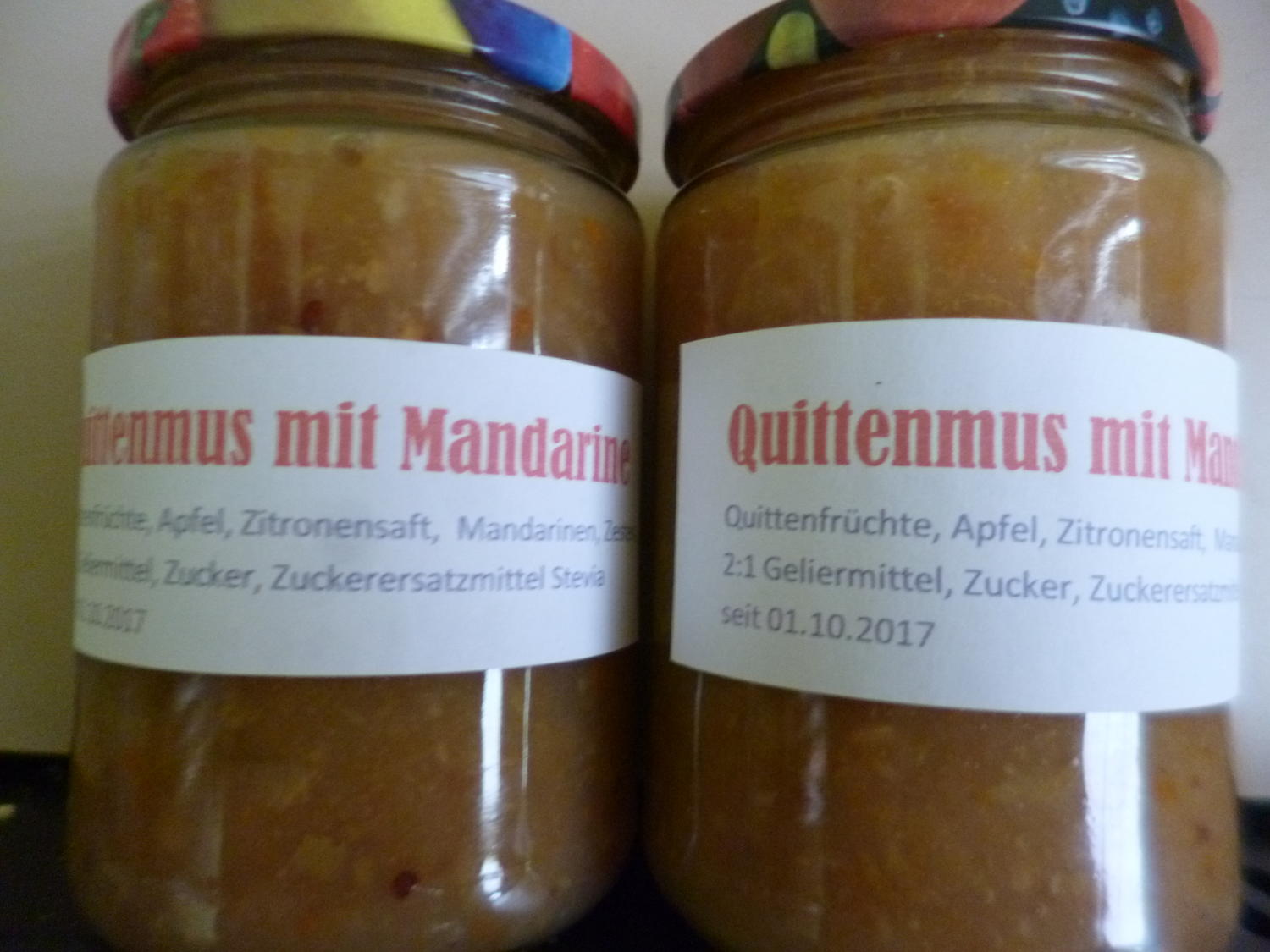 Quittenmus mit Apfel und Mandarine - Rezept - kochbar.de
