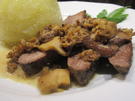 Wild: Wildschweinbraten in Waldpilz-Sahne - Rezept - Bild Nr. 3912