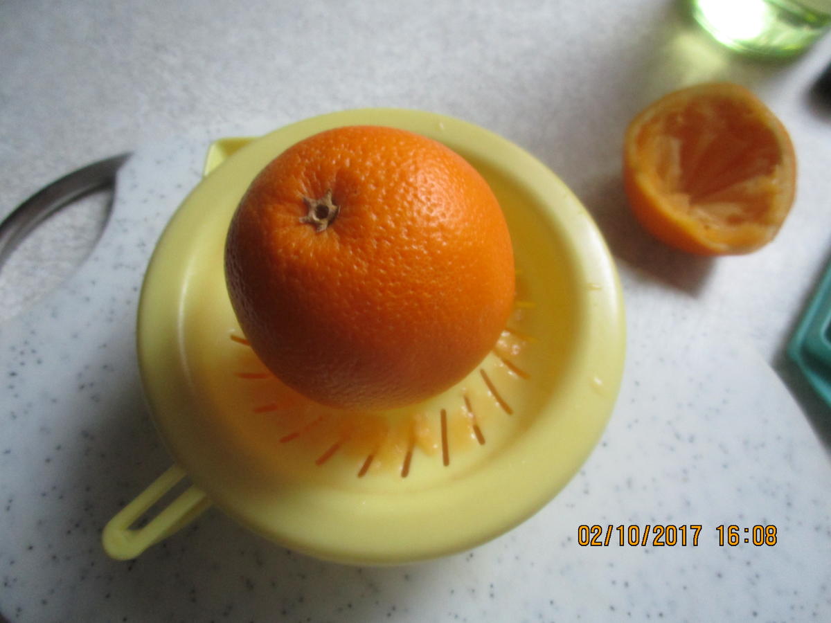 Gebratener Zander auf Lauch-Orangenbett - Rezept - Bild Nr. 3922