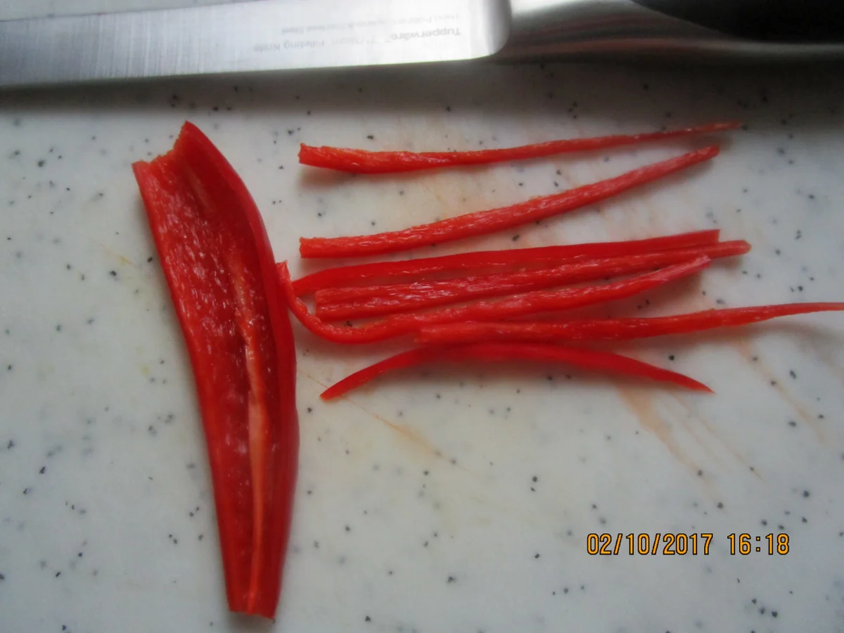 Rezept: Gebratener Zander auf Lauch-Orangenbett Bild Nr. 3923 Gebratener Zander auf Lauch-Orangenbett - Rezept - Bild Nr. 3923