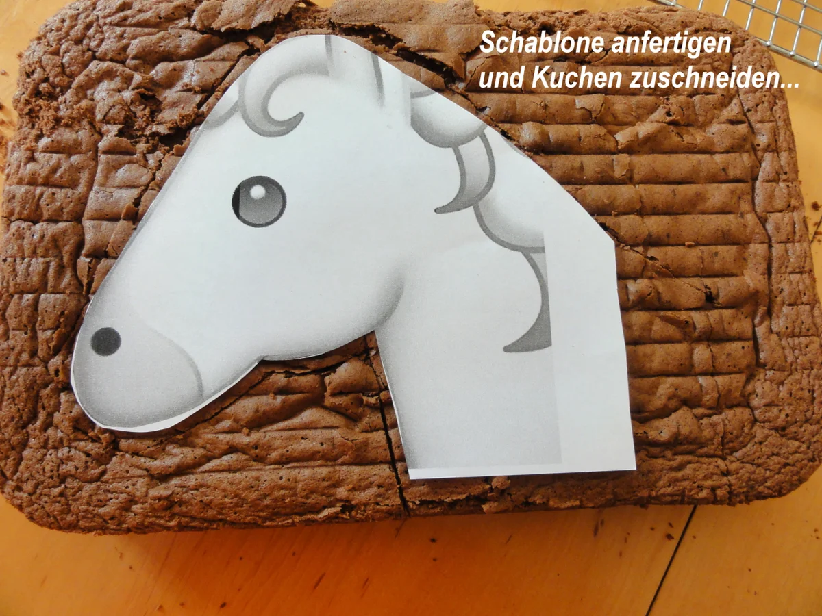 Rezept: FONDANT: 3D - EINHORN ~ TORTE Bild Nr. 6 FONDANT: 3D - EINHORN ~ TORTE - Rezept - Bild Nr. 6