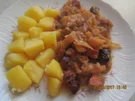 Rezept: Geschmortes Schnippelkraut mit Kasselerwürfel Bild Nr. 3918 Geschmortes Schnippelkraut mit Kasselerwürfel - Rezept - Bild Nr. 3918