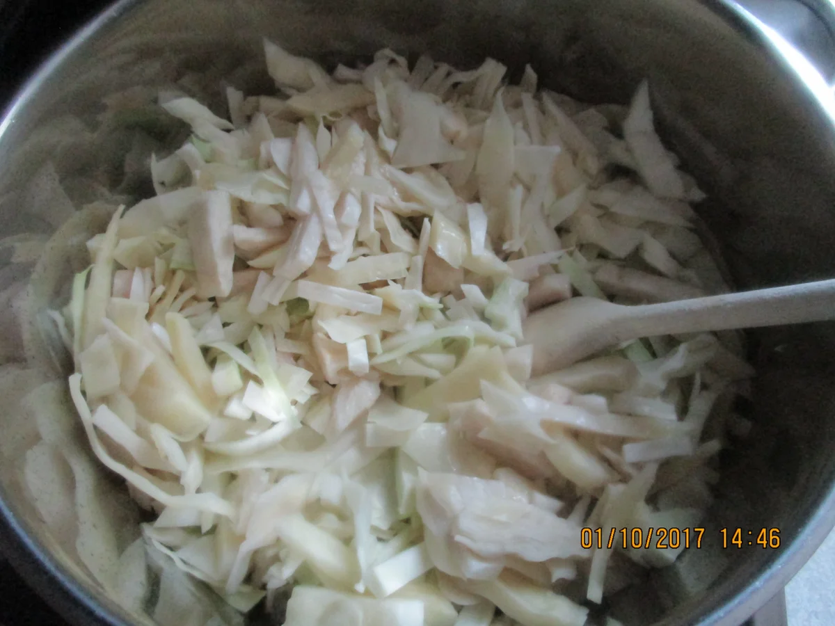 Geschmortes Schnippelkraut mit Kasselerwürfel - Rezept - Bild Nr. 3924