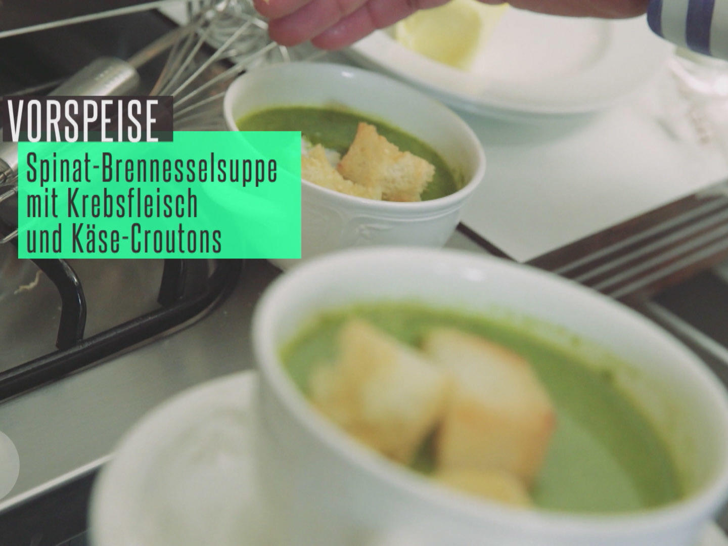 Spinat-Brennessel-Suppe - Rezept Eingereicht von Das perfekte Dinner