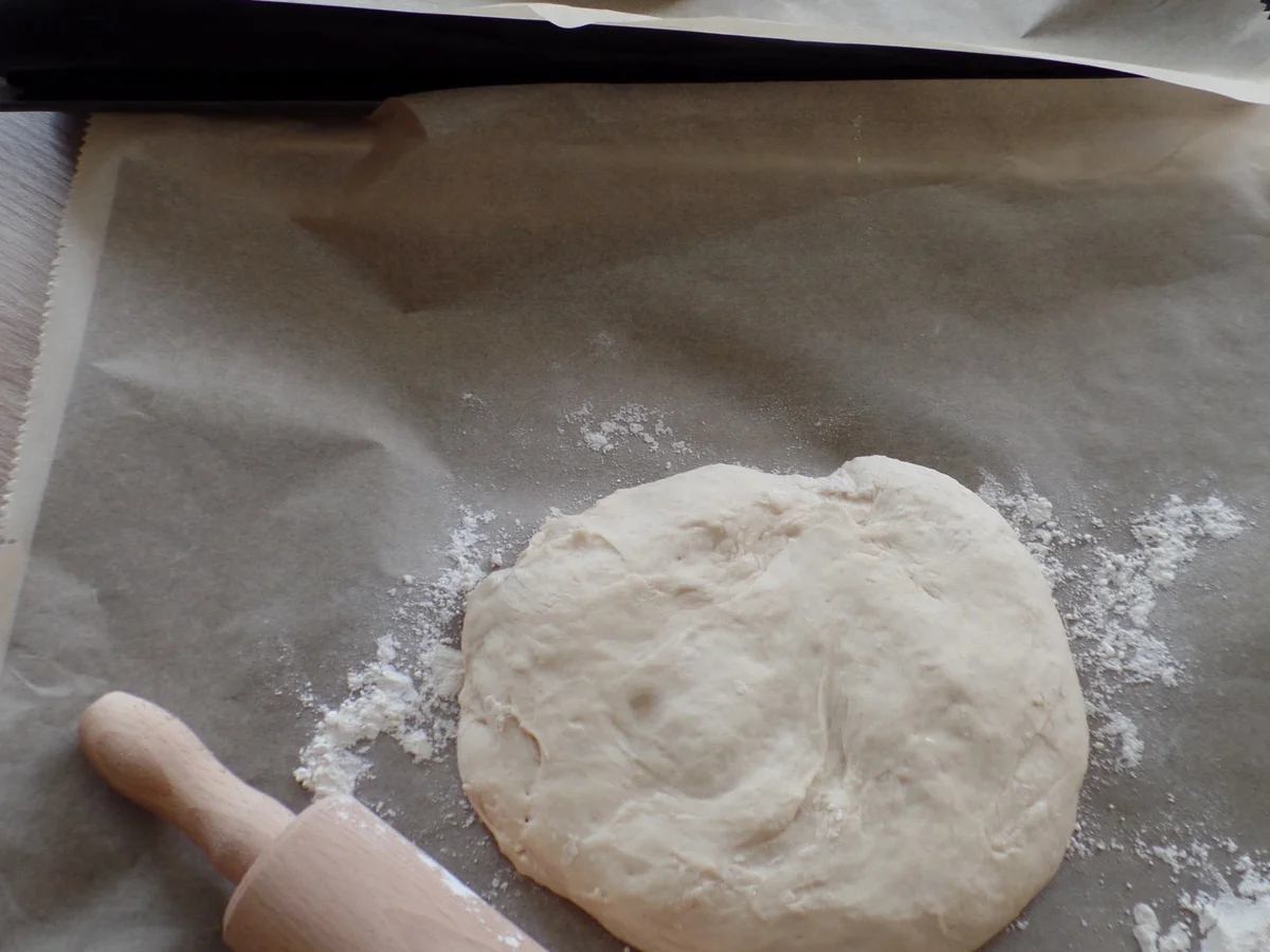 Rezept: Fenchel-Salami-Flammkuchen Bild Nr. 3925 Fenchel-Salami-Flammkuchen - Rezept - Bild Nr. 3925