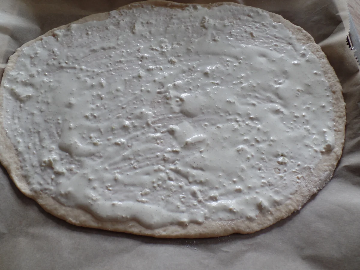 Rezept: Fenchel-Salami-Flammkuchen Bild Nr. 3927 Fenchel-Salami-Flammkuchen - Rezept - Bild Nr. 3927