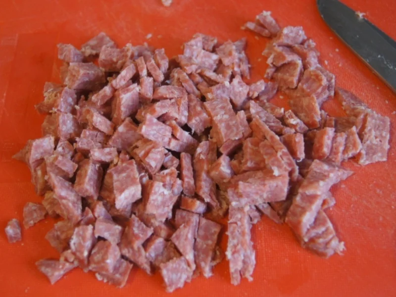 Rezept: Herzhafte Gemüsesuppe mit Salami Bild Nr. 3944 Herzhafte Gemüsesuppe mit Salami - Rezept - Bild Nr. 3944