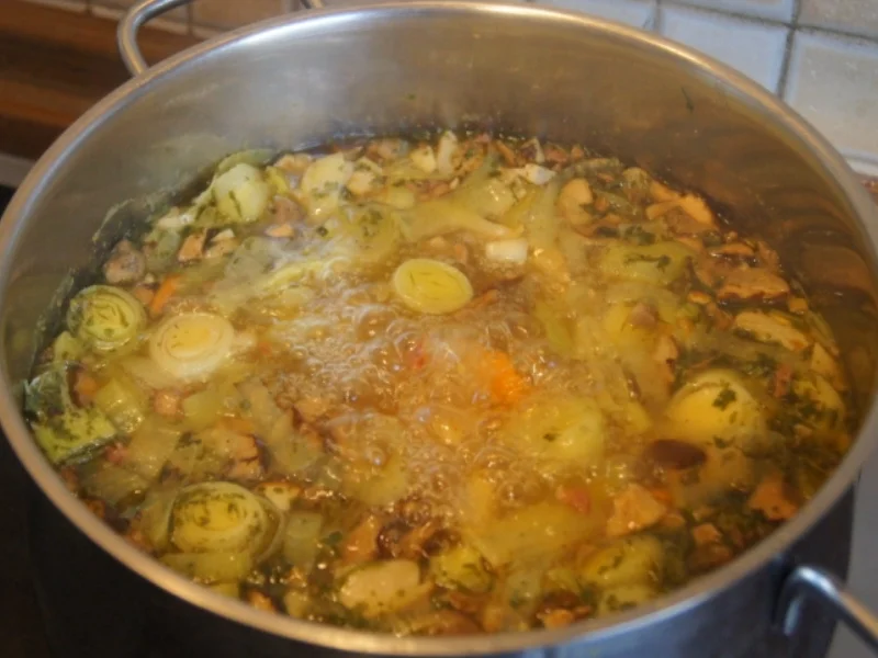 Rezept: Herzhafte Gemüsesuppe mit Salami Bild Nr. 3951 Herzhafte Gemüsesuppe mit Salami - Rezept - Bild Nr. 3951