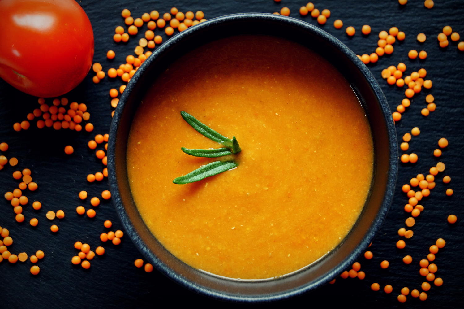 Tomaten-Linsen-Curry-Suppe - Rezept mit Bild - kochbar.de