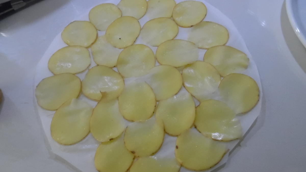 Kartoffelchips aus der Mikrowelle - Rezept - Bild Nr. 3939
