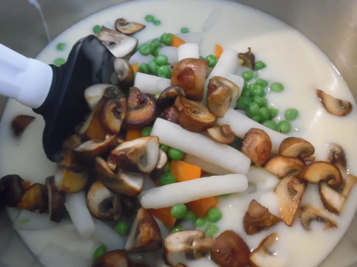 Hühner-Ragout mit Blätterteig-Pastete - Rezept - Bild Nr. 3942