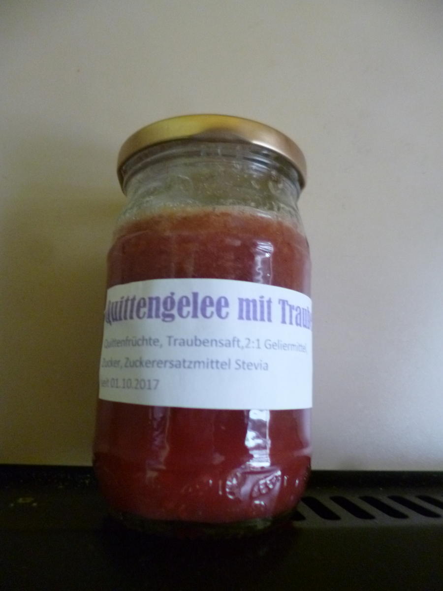 Quittengelee mit Traubensaft - Rezept - Bild Nr. 3980