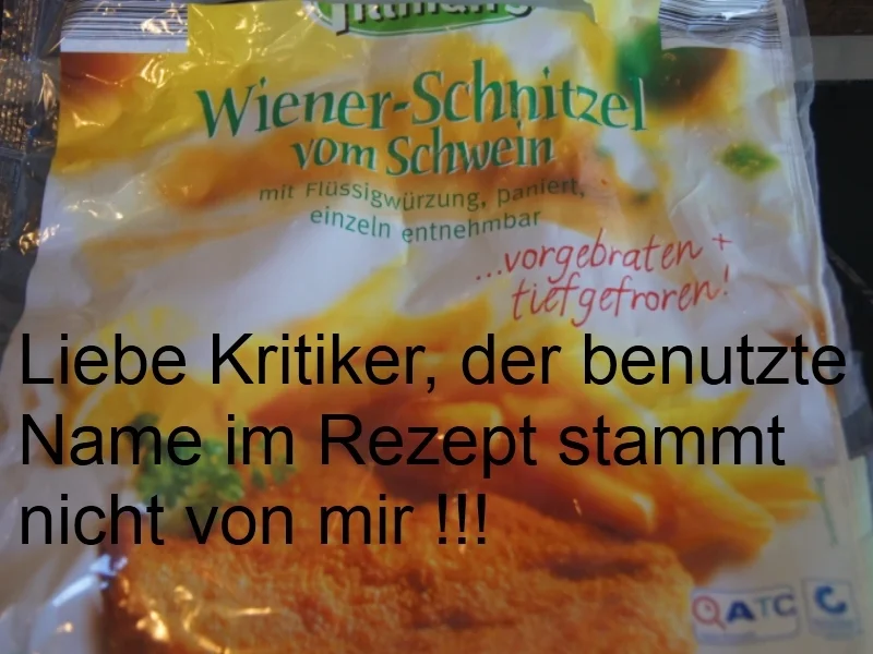 Wiener-Schnitzel vom Schwein mit Rahm-Knoblauch-Champignons und Rosmarinkartoffeln - Rezept - Bild Nr. 4448