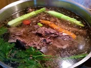 Knochenbrühe vom Wild ... - Rezept - Bild Nr. 3982