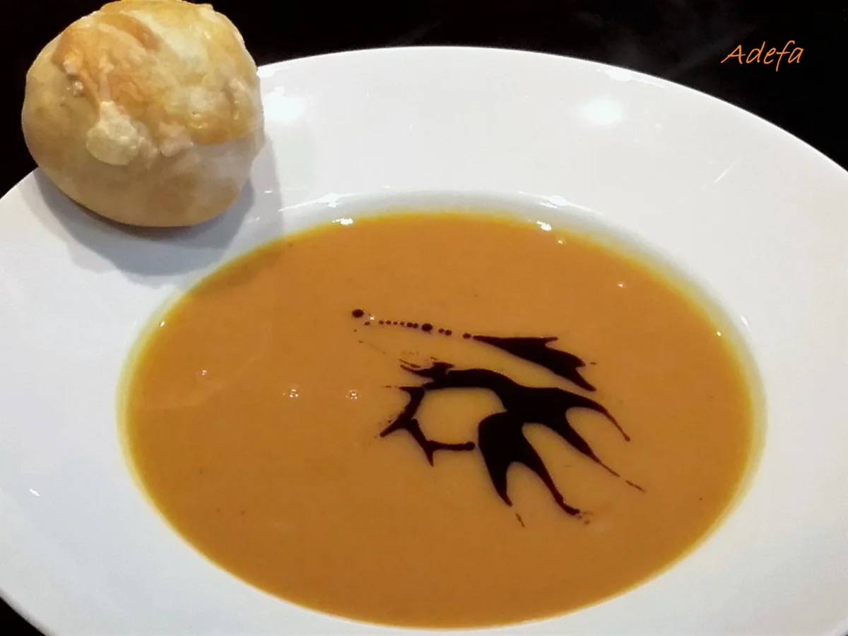 Rezept: Fruchtige Kürbis - Creme - Suppe Bild Nr. 3990 Fruchtige Kürbis - Creme - Suppe - Rezept - Bild Nr. 3990