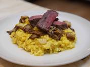 Safran-Risotto mit Rinderhüftsteak - Rezept - Bild Nr. 3979