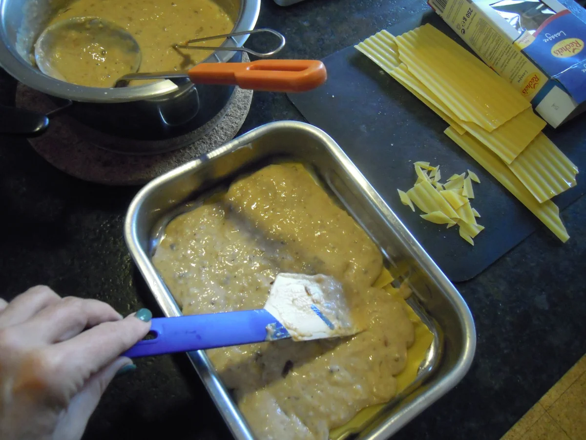 Reh Lasagne aus den Resten vom Wildessen - Rezept - Bild Nr. 3982