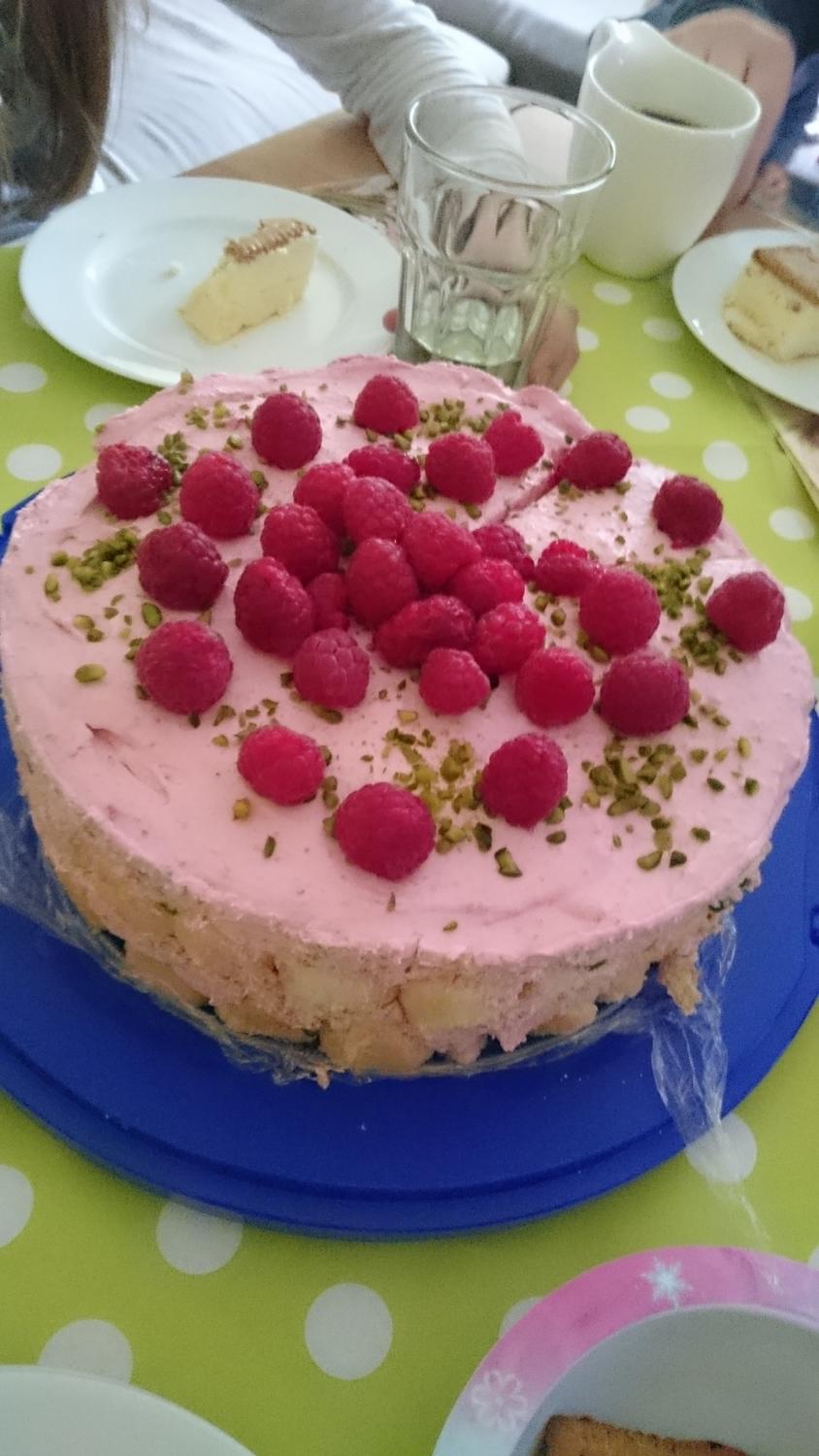 Himbeer Tiramisu Torte Rezept mit Bild kochbar de Himbeer Tiramisu Torte Rezept mit Bild kochbar de