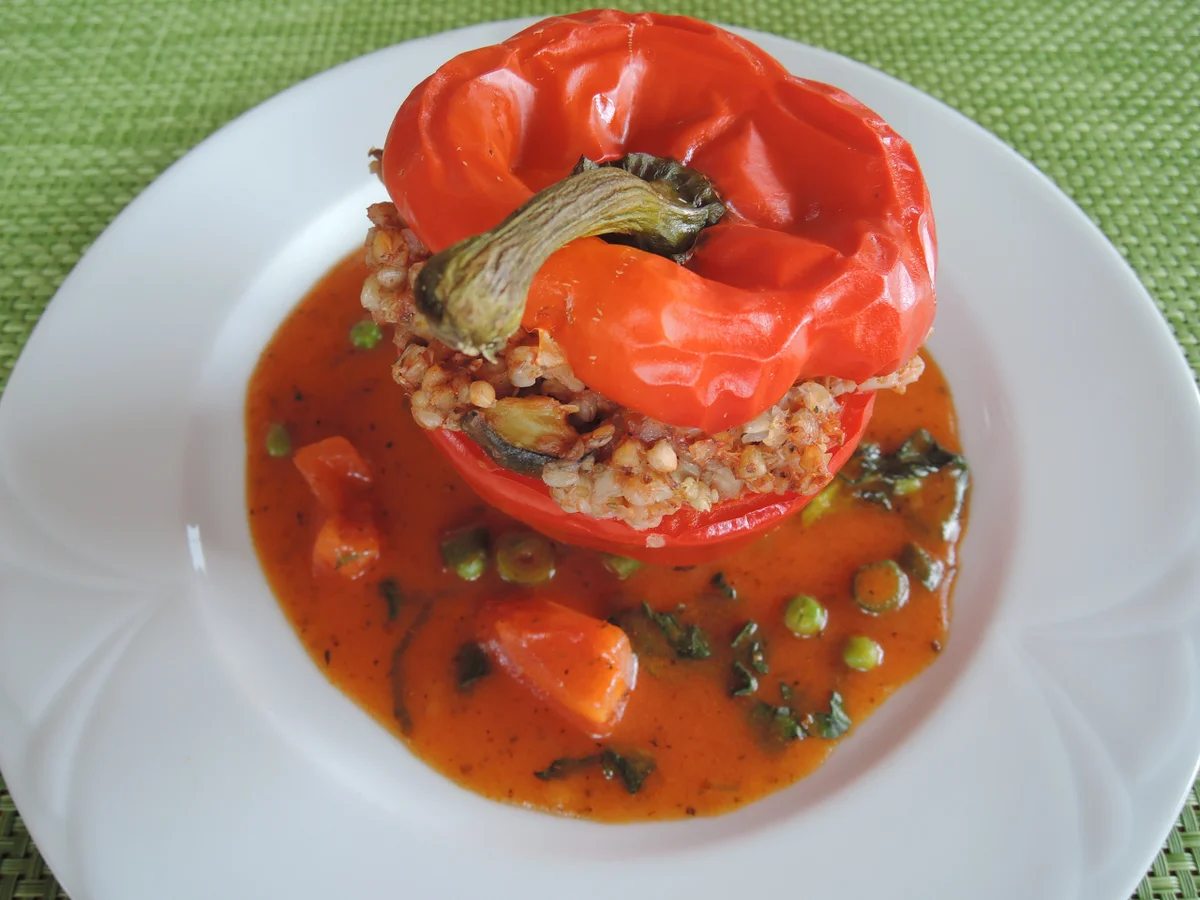 Rezept: Gefüllte Paprikaschoten Bild Nr. 3980 Gefüllte Paprikaschoten - Rezept - Bild Nr. 3980