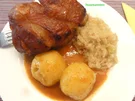 Fleisch:   SCHWEINSHAXE aus dem Römertopf - Rezept - Bild Nr. 3980